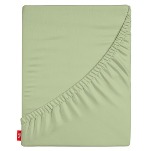 Prześcieradło z gumką 160x200 cm grube 100% bawełna zielone