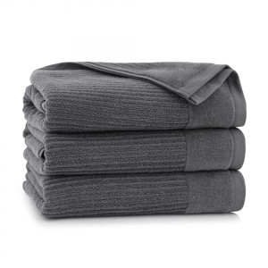 Ręcznik bawełniany ZEN PLUSH 70x140 grafitowy