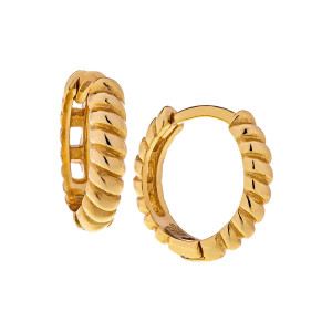 Kolczyki pozłacane kółka