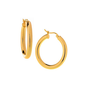 Kolczyki pozłacane koła