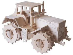 Traktor składanka drewniana
