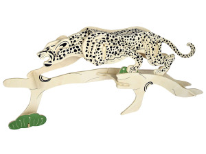 Leopard składanka drewniana