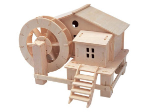 Młyn wodny składanka drewniana puzzle 3D