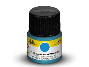 Farba akrylowa 052 Baltic blue metallic