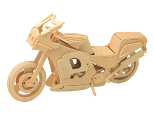 Motocykl wyścigowy składanka drewniana