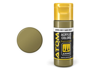 Farba akrylowa ATOM Sand grey