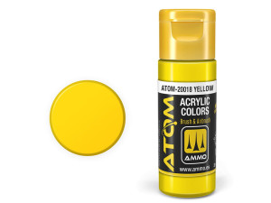 Farba akrylowa ATOM Yellow RAL1023
