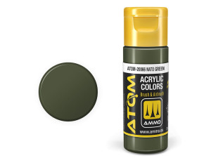 Farba akrylowa ATOM NATO green
