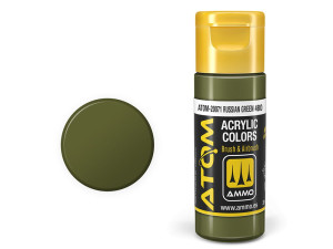 Farba akrylowa ATOM Russian green 4BO