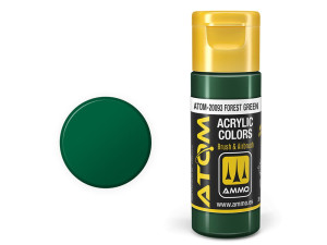 Farba akrylowa ATOM Forest green
