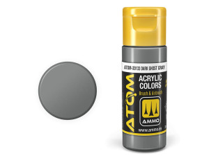 Farba akrylowa ATOM Dark ghost gray