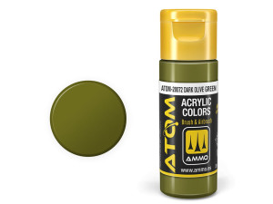 Farba akrylowa ATOM Dark olive green