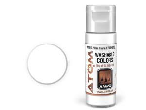 Farba akrylowa ATOM Washable white