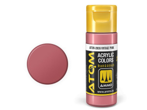 Farba akrylowa ATOM Vintage pink