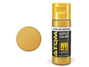 Farba akrylowa ATOM Mustard RAL1003
