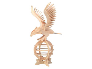 Orzeł składanka drewniana puzzle 3D