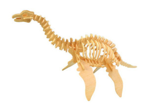 Dinozaur Plesiosaurus składanka drewniana puzzle 3D