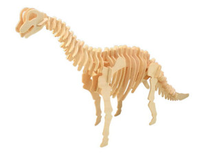 Dinozaur Brachiosaurus składanka drewniana puzzle 3D