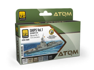 Zestaw farb akrylowych Ships Vol.1