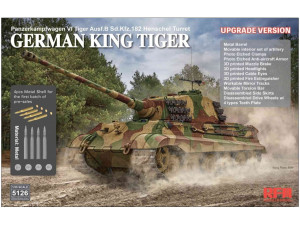 Czołg King Tiger Ausf.B Sd.Kfz.182 Henschel Turret Upgrade Version