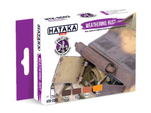 Zestaw farb akrylowych Weathering: Rust