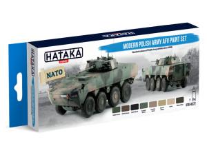 Zestaw farb akrylowych Modern Polish Army AFV
