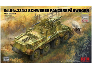 Działo Sd.Kfz.234/3 Schwerer Panzerspahwagen 7.5cm Stummel