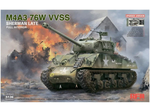 Czołg M4A3 76W VVSS Sherman Late Full Interior Upgrade Version