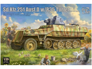Transporter opancerzony Sd.Kfz.251 Ausf.D w/R35 Turret