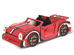Samochód sportowy Cabrio składanka drewniana puzzle 3D
