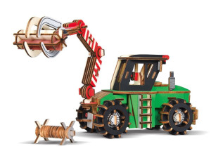 Ładowarka leśna Forester składanka drewniana puzzle 3D