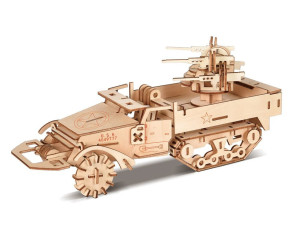 Działo samobieżne M16 składanka drewniana puzzle 3D