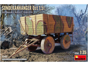 Przyczepa Sonderanhanger Ost 1.5t. German Cargo Trailer