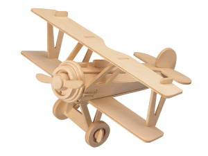 Samolot Nieuport 17 składanka drewniana puzzle 3D