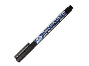 Mr.Hobby Marker Super Fine Tip Brush Pen for Panel Line Black