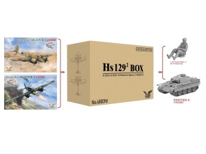 Samolot Henschel Hs 129 B-2 & HS 129 B-3 & Pilot x2 & Panther A