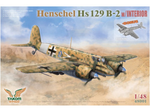 Samolot Henschel Hs 129 B-2 w/Interior