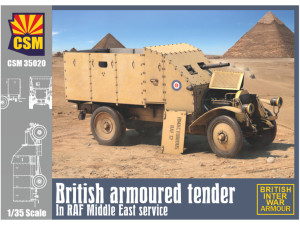 Samochód pancerny Armoured Tender in RAF Middle East Service