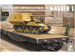 Niszczyciel czołgów Marder I 7.5cm PaK.40/1 auf Gw.Lr.s.(f) Sd.Kfz.135