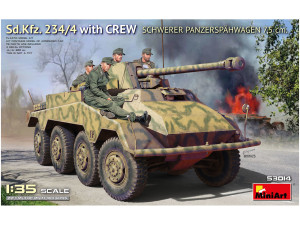 Działo Sd.Kfz.234/4 with Crew Schwerer Panzerspahwagen 7,5cm