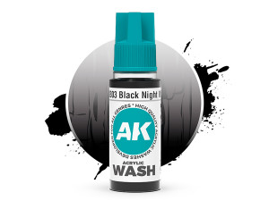Wash modelarski Black Night Acrylic Wash