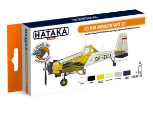 Zestaw farb celulozowych PZL M18 Dromader