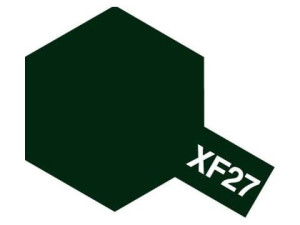 Farba akrylowa XF-27 Black Green Flat