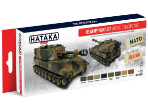 Zestaw farb akrylowych US Army kamuflaż MERDC