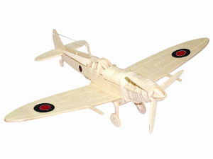 Samolot myśliwiec Spitfire składanka
