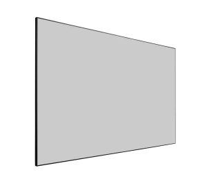 Grandview Edge 4k Uhd 12mm - Grå Rammespent Lerret 221x125 (100")