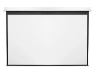 Grandview Motorisert Lerret - Hvit For Innbygging I Tak 234 X 132 (106")