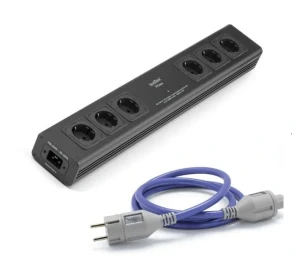 Isotek V5 Sirius 6-Veis - Sort Premium Strømskinne Med Filter