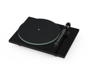Pro-Ject T1 Evo Phono - Sort Piano Platespiller Med Riaa-Trinn