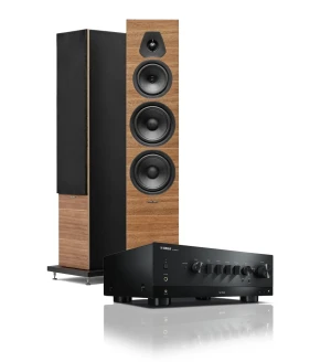 Yamaha R-N1000a / Sonus Faber Lumina V Stereopakke - Valnøtt